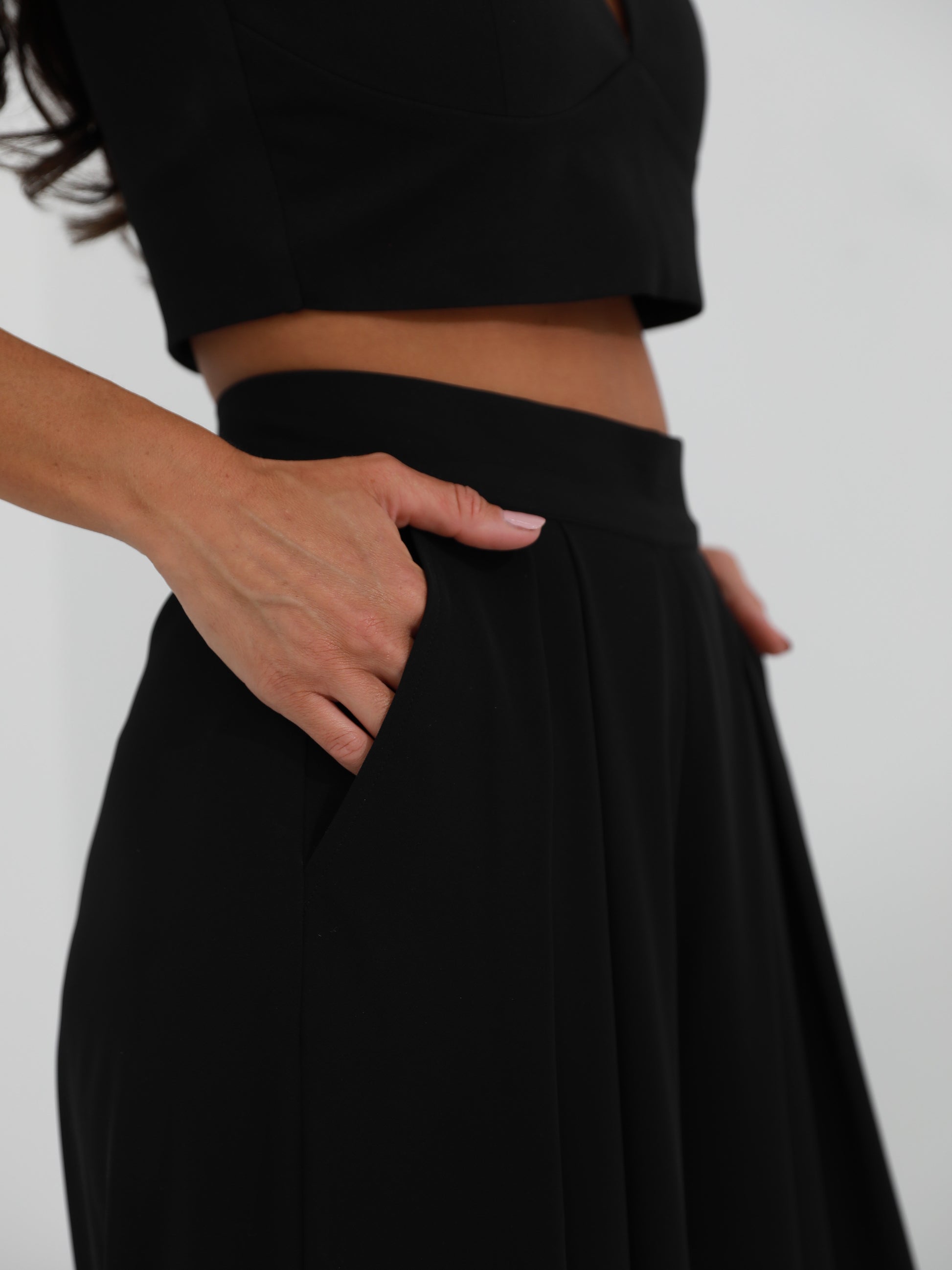 Black Wide Leg Pants