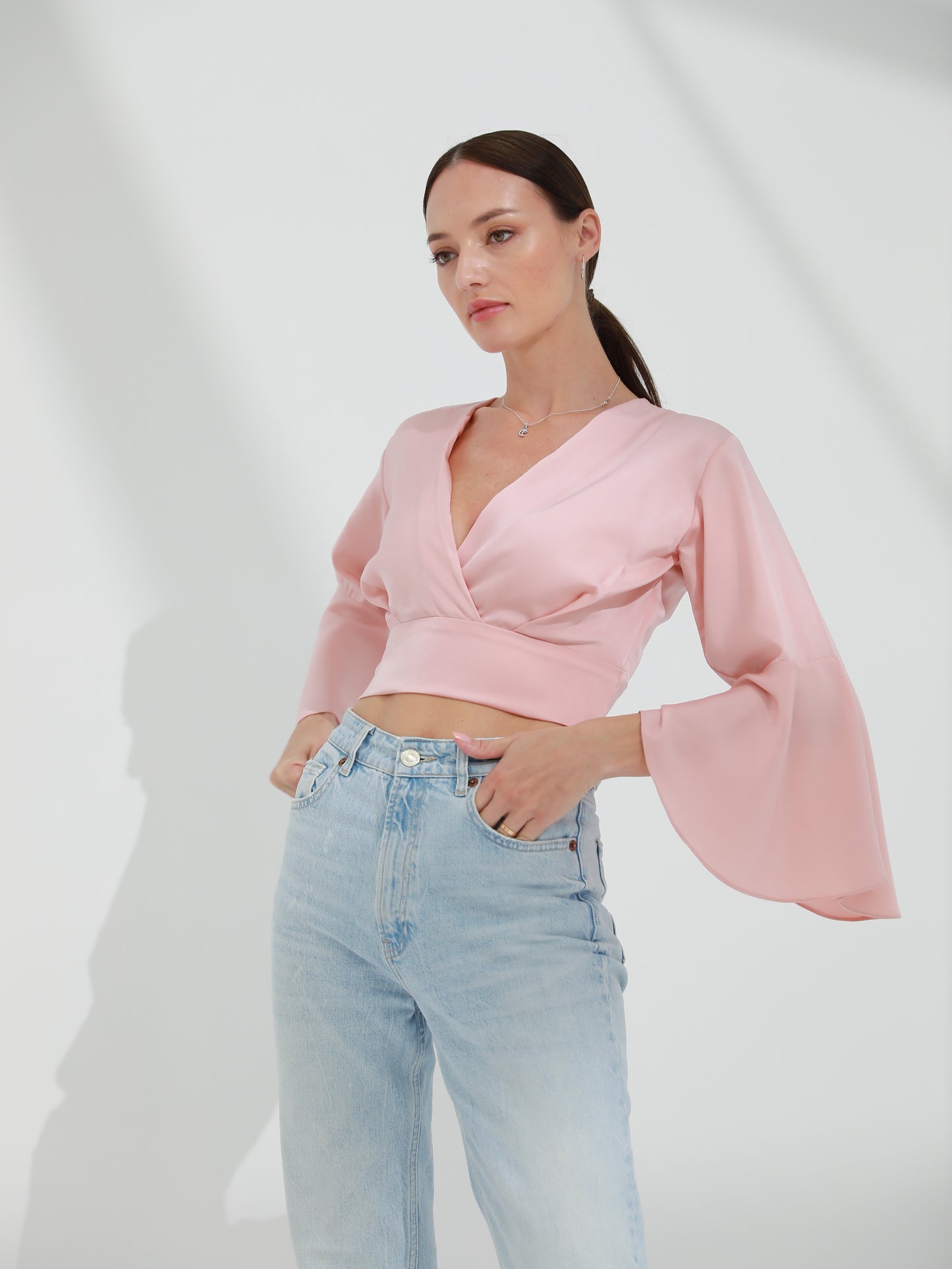 Blush Silk Top