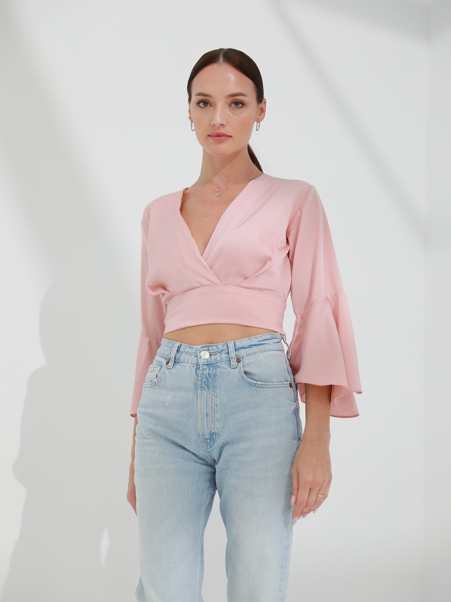 Blush Silk Top