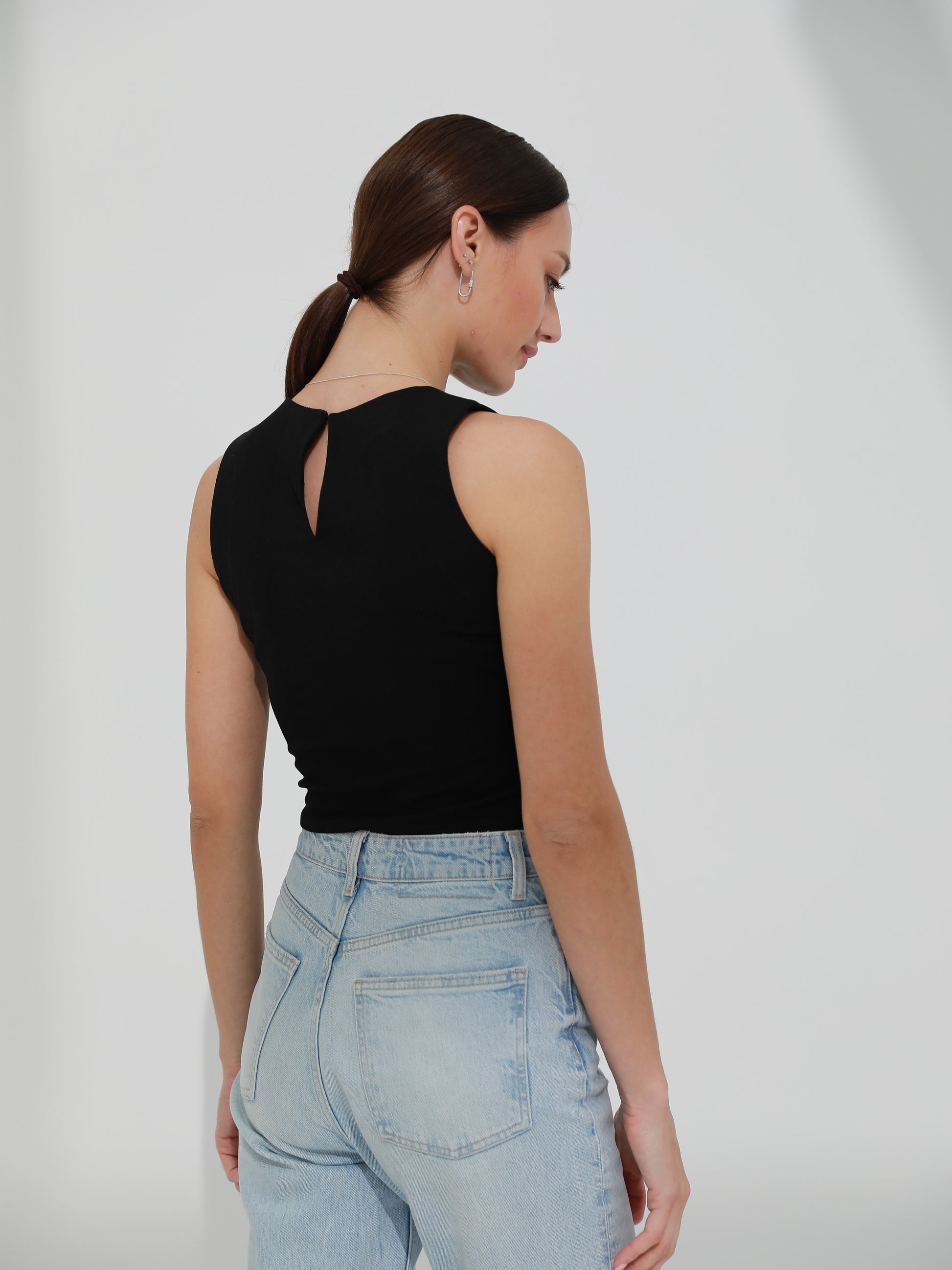 Criss-Crossed Crop Top